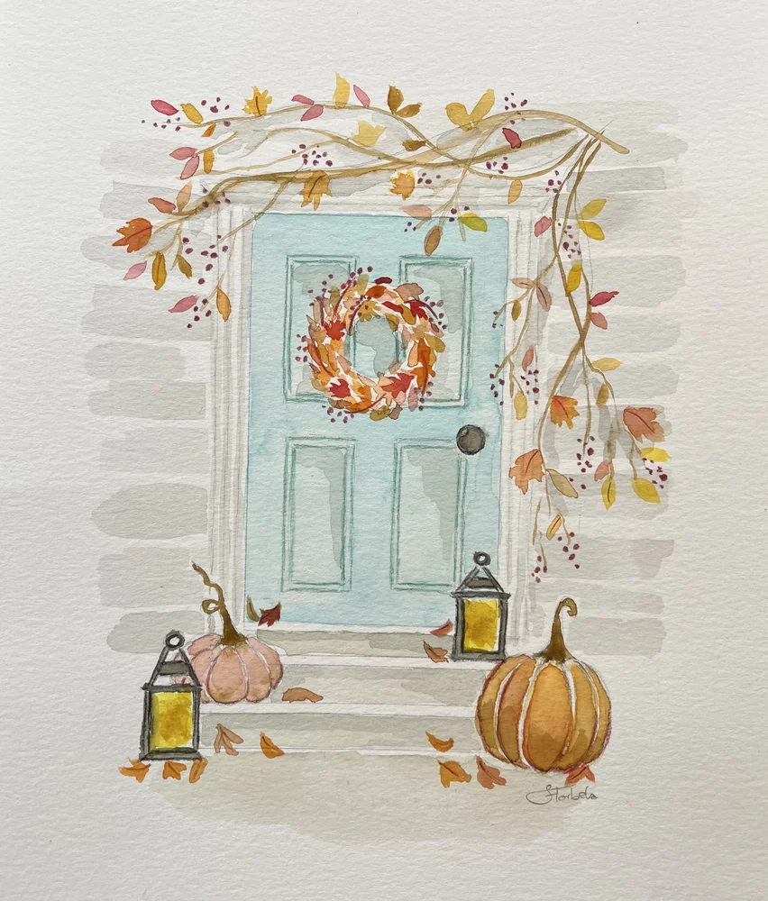 Autumn door by Florbela Nienaber