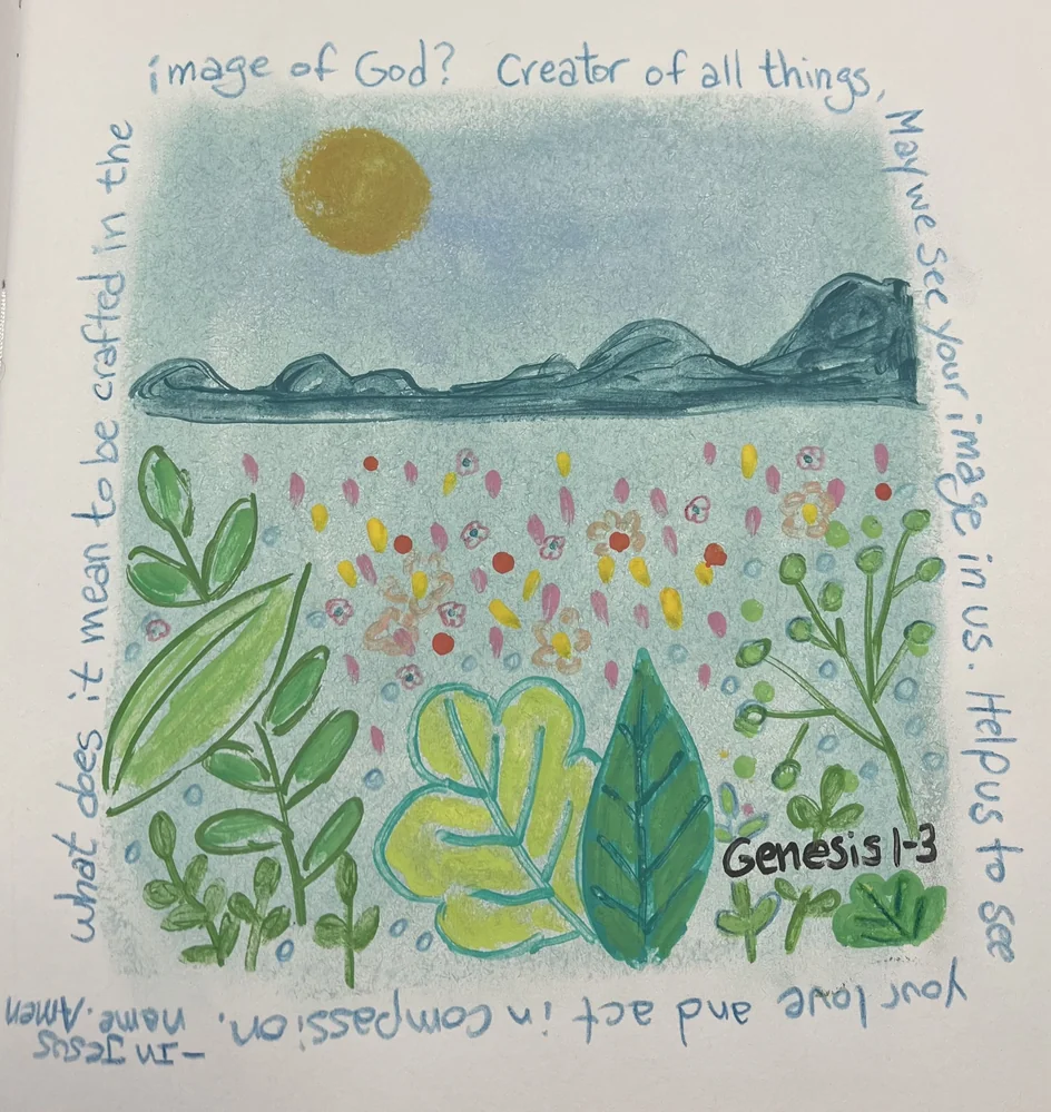 Genesis journaling page by Florbela Nienaber